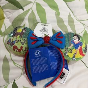 Disney Snow White Headband with Blue and Red Accents